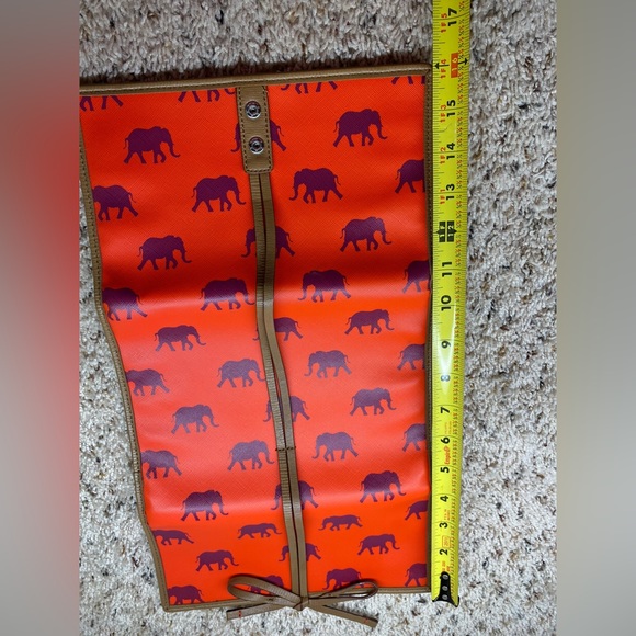 Stella & Dot jewelry case orange with Elephant Design - Picture 5 of 10
